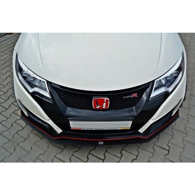 Maxton Design Racing Front Ansatz für V.1 / V1 HONDA CIVIC IX TYPE R