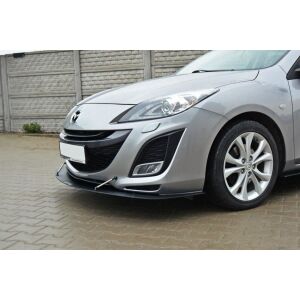 Maxton Design Racing Front Ansatz für MAZDA 3 MK2 SPORT (vor Facelift)