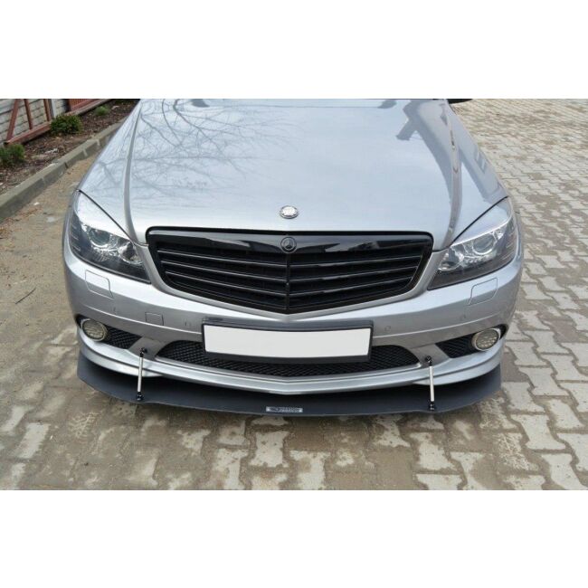 Maxton Design Racing Front Ansatz für Mercedes C W204 AMG-Line (vor Facelift)