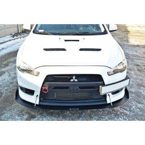 Maxton Design Racing Front Ansatz V.1 / V1 für Mitsubishi Lancer Evo X