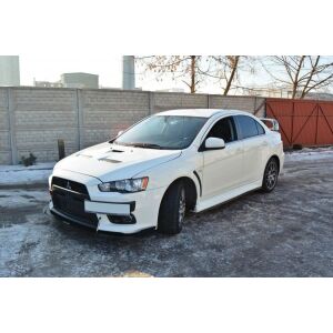 Maxton Design Racing Front Ansatz V.1 / V1 für Mitsubishi Lancer Evo X
