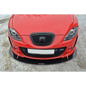 Maxton Design Racing Front Ansatz V.1 / V1 für SEAT LEON MK2 MS DESIGN