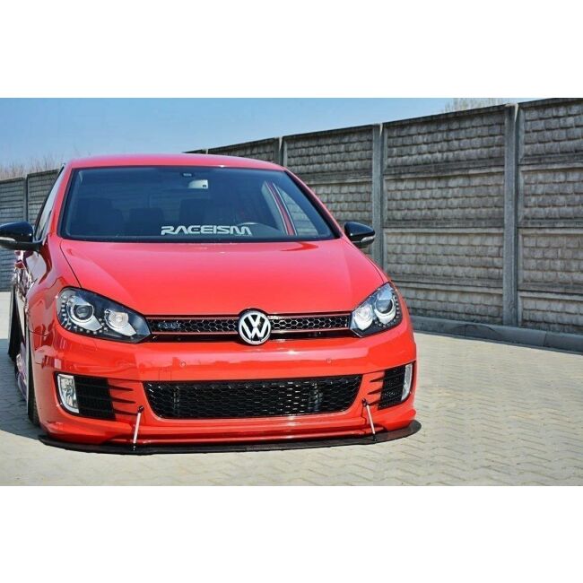 Maxton Design Racing Front Ansatz für VW GOLF 6 GTI 35TH