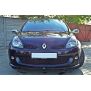 Maxton Design Front Ansatz für RENAULT CLIO III RS schwarz Hochglanz