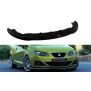 Maxton Design Front Ansatz für SEAT IBIZA IV (6J) vor Facelift schwarz Hochglanz