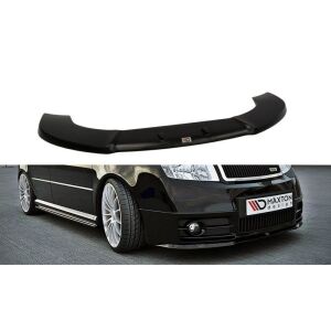 Maxton Design Front Ansatz für Skoda Fabia RS Mk1 schwarz Hochglanz