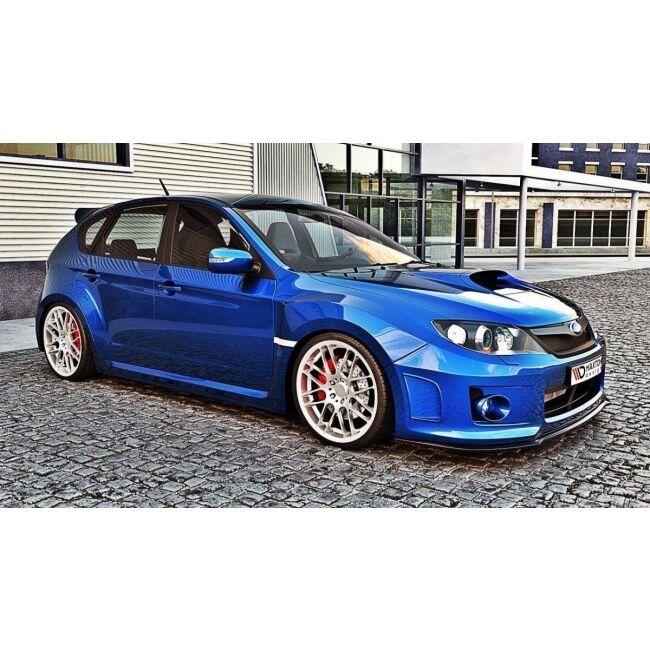 Maxton Design Front Ansatz für Subaru Impreza WRX STI 2011-2014 schwarz Hochglanz