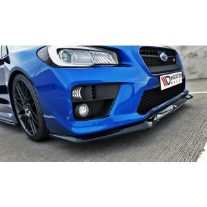 Maxton Design Front Ansatz für Subaru Impreza MK4 WRX STI V.1 / V1 schwarz Hochglanz