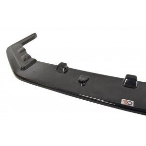 Maxton Design Front Ansatz für V.2 / V2 SUBARU WRX STI schwarz Hochglanz