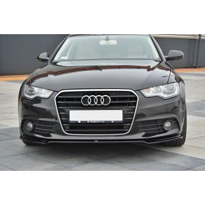 Maxton Design Front Ansatz V.1 / V1 für Audi A6 C7 schwarz Hochglanz