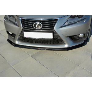 Maxton Design Front Ansatz V.1 / V1 für Lexus IS Mk3 schwarz Hochglanz