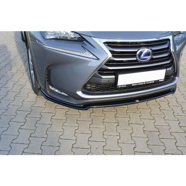 Maxton Design Front Ansatz V.1 / V1 für Lexus NX Mk1 schwarz Hochglanz