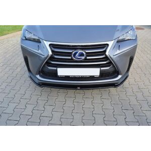 Maxton Design Front Ansatz V.1 / V1 für Lexus NX Mk1 schwarz Hochglanz