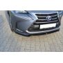 Maxton Design Front Ansatz V.1 / V1 für Lexus NX Mk1 schwarz Hochglanz