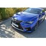 Maxton Design Front Ansatz V.1 / V1 für Lexus RC F schwarz Hochglanz