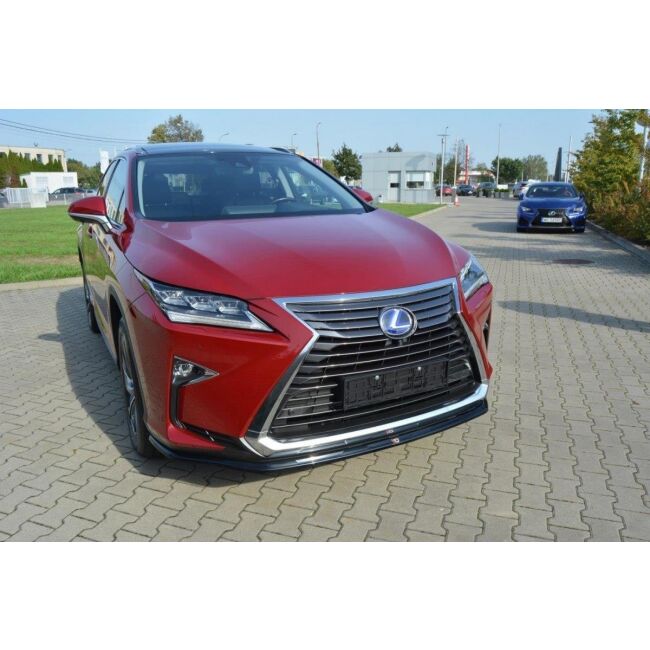 Maxton Design Front Ansatz V.1 / V1 für Lexus RX Mk4 schwarz Hochglanz