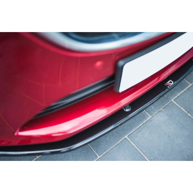 Maxton Design Front Ansatz V.1 / V1 für Mazda 6 GJ (Mk3) Facelift schwarz Hochglanz