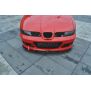 Maxton Design Front Ansatz für V.1 / V1 Seat Leon Mk1 Cupra schwarz Hochglanz
