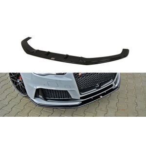 Maxton Design Front Ansatz V.2 / V2 für Audi RS3 8V Sportback schwarz Hochglanz