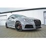 Maxton Design Front Ansatz V.2 / V2 für Audi RS3 8V Sportback schwarz Hochglanz