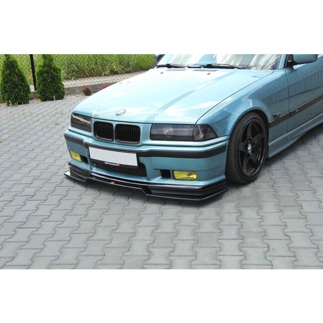Maxton Design Front Ansatz V.2 / V2 für BMW M3 E36 schwarz Hochglanz