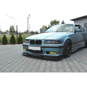 Maxton Design Front Ansatz V.2 / V2 für BMW M3 E36 schwarz Hochglanz