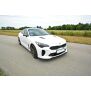 Maxton Design Front Ansatz V.2 / V2 für KIA STINGER GT schwarz Hochglanz