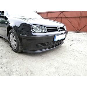 Maxton Design Front Ansatz für VW GOLF 4 schwarz Hochglanz