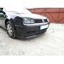 Maxton Design Front Ansatz für VW GOLF 4 schwarz Hochglanz