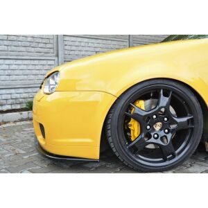 Maxton Design Front Ansatz für VW GOLF 4 R32 schwarz Hochglanz