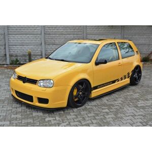 Maxton Design Front Ansatz für VW GOLF 4 R32 schwarz Hochglanz