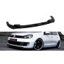 Maxton Design Front Ansatz für VW GOLF 6 GTI schwarz Hochglanz