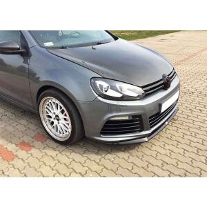 Maxton Design Front Ansatz für VW GOLF 6 schwarz Hochglanz