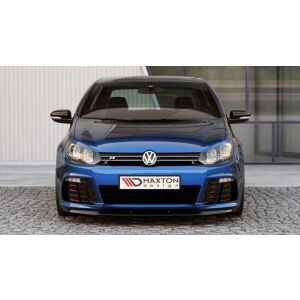 Maxton Design Front Ansatz für VW GOLF 6 schwarz Hochglanz