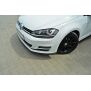 Maxton Design Front Ansatz für VW GOLF 7 schwarz Hochglanz