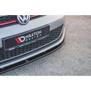 Maxton Design Front Ansatz V.1 / V1 für VW Golf 7 GTI  schwarz Hochglanz