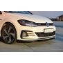 Maxton Design Front Ansatz für VW GOLF 7 GTI FACELIFT V.1 / V1 schwarz Hochglanz