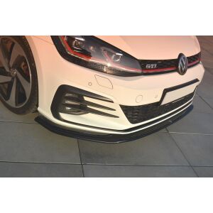 Maxton Design Front Ansatz V.2 / V2 für VW GOLF 7 GTI FACELIFT schwarz Hochglanz