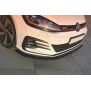 Maxton Design Front Ansatz V.2 / V2 für VW GOLF 7 GTI FACELIFT schwarz Hochglanz