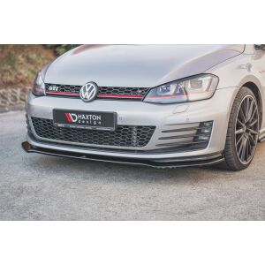 Maxton Design Front Ansatz V.2 / V2 für VW Golf 7 GTI  schwarz Hochglanz