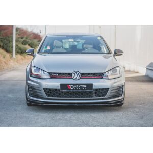 Maxton Design Front Ansatz V.2 / V2 für VW Golf 7 GTI  schwarz Hochglanz