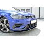 Maxton Design Front Ansatz V.1 / V1 für VW Golf 7 R / R-Line Facelift schwarz Hochglanz