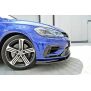 Maxton Design Front Ansatz V.1 / V1 für VW Golf 7 R / R-Line Facelift schwarz Hochglanz