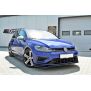 Maxton Design Front Ansatz V.3 / V3 für VW Golf 7 R / R-Line Facelift schwarz Hochglanz