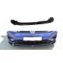 Maxton Design Front Ansatz V.3 / V3 für VW Golf 7 R / R-Line Facelift schwarz Hochglanz