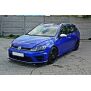 Maxton Design Front Ansatz V.2 / V2 für VW Golf 7 R / R-Line schwarz Hochglanz