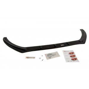 Maxton Design Front Ansatz für VW POLO MKV schwarz Hochglanz