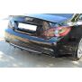 Maxton Design Mittlerer Heckdiffusor Ansatz für MERCEDES CLS C218 DTM LOOK AMG LINE schwarz Hochglanz