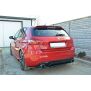 Maxton Design Mittlerer Heckdiffusor Ansatz für PEUGEOT 308 II GTI  schwarz Hochglanz