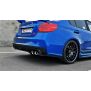 Maxton Design Mittlerer Heckdiffusor Ansatz für SUBARU WRX STI schwarz Hochglanz